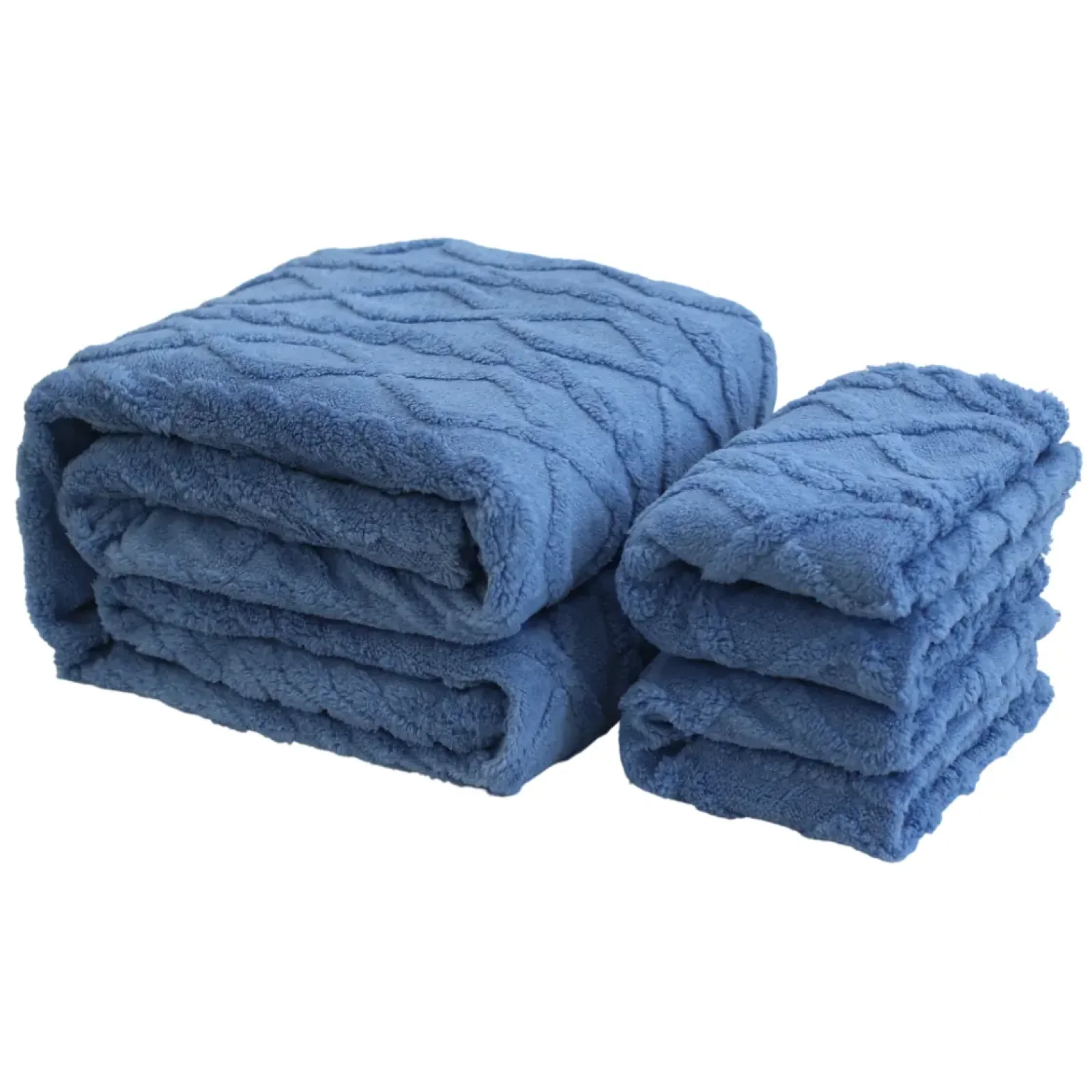 Набір текстилю Soho Ковдра 200х220 см + 2 наволочки 50х70 см Romance Blue UA