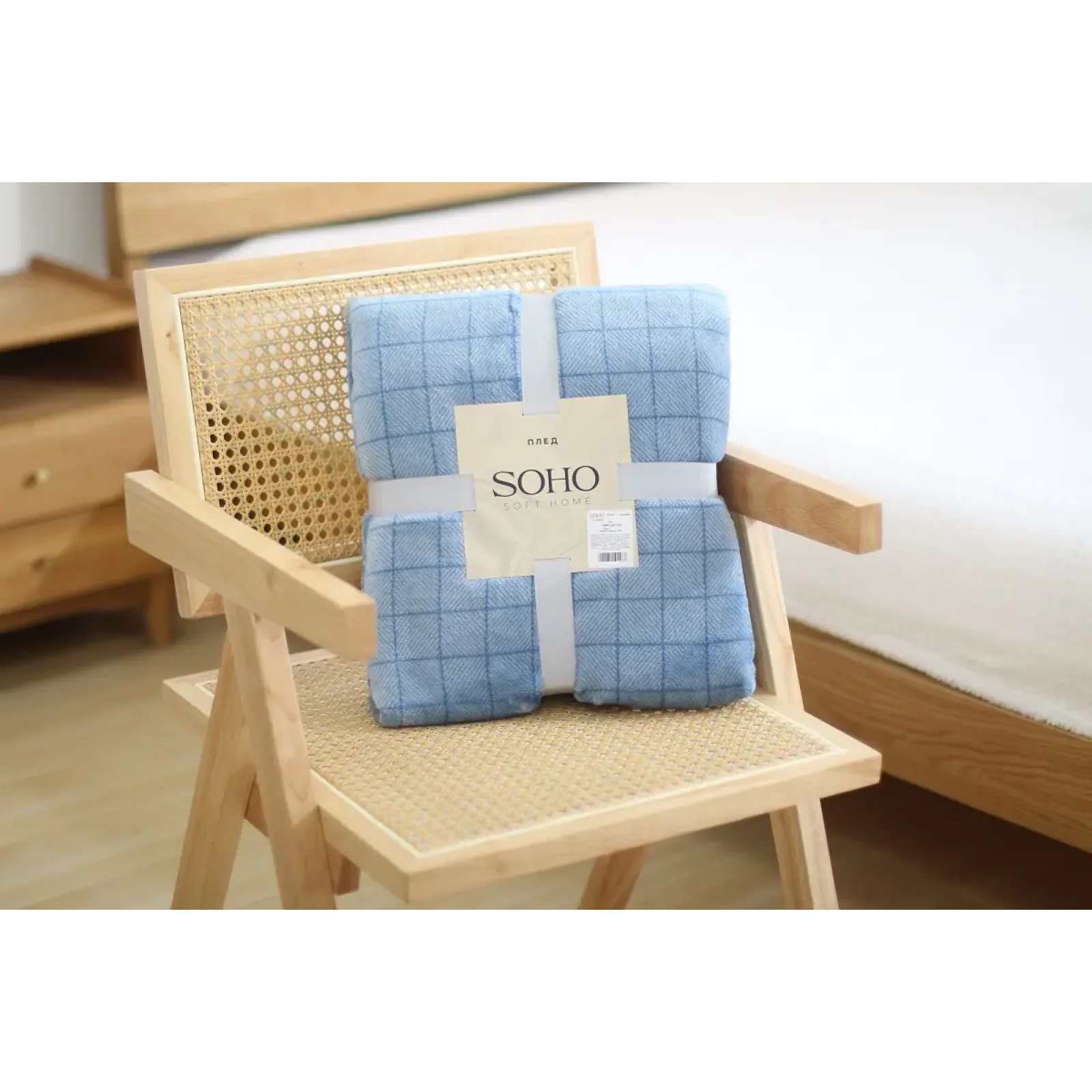 Плед Soho 200х220 см Sweet Light Gray UA