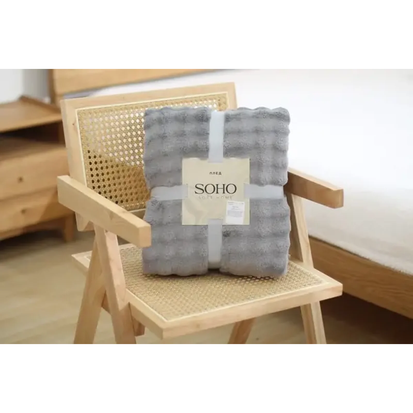 Плед Soho 150х200 см Volume Gray UA