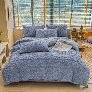 Набір текстилю Soho Ковдра 200х220 см + 2 наволочки 50х70 см Romance Blue UA