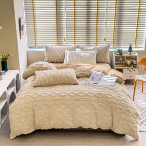 Набір текстилю Soho Ковдра 200х220 см + 2 наволочки 50х70 см Romance Cream UA