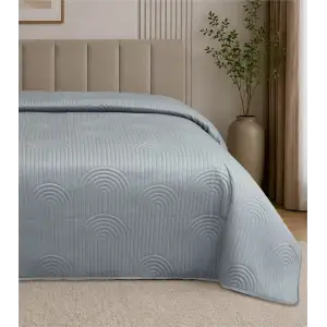 Покрывало Soho 220х240 см Velvet Rainbow Gray UA
