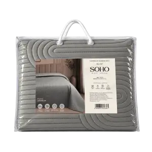 Покрывало Soho 220х240 см Velvet Rainbow Gray UA