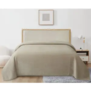 Покрывало Soho 220х240 см Velur Trellis Beige UA