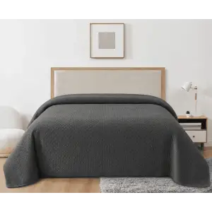 Покрывало Soho 220х240 см Velur Trellis Graphite UA
