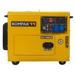 Генератор дизельний Kompak K6100SE 5000/5500 W UA