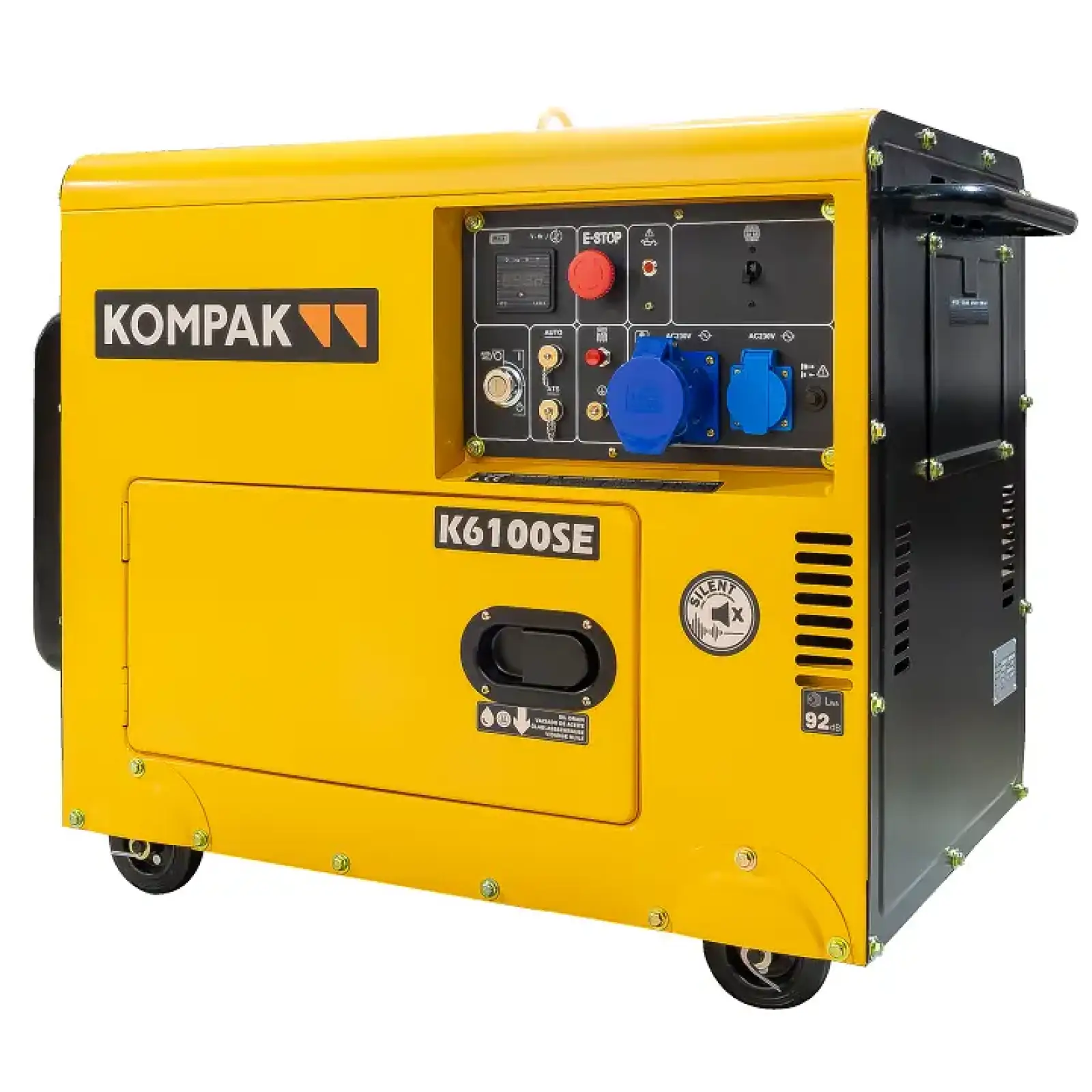 Генератор дизельный Kompak K6100SE 5000/5500 W UA