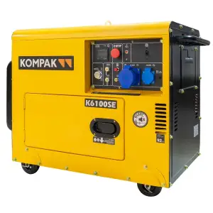 Генератор дизельный Kompak K6100SE 5000/5500 W UA