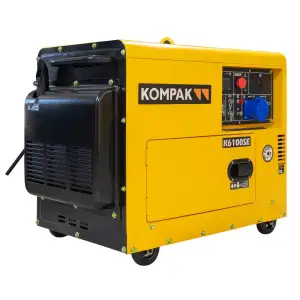 Генератор дизельный Kompak K6100SE 5000/5500 W UA