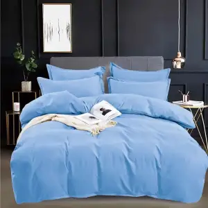 Комплект постільної білизни Soho Євро Elle 200х230 см SOLO Blue UA