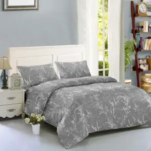Комплект постільної білизни Soho Євро 200х220 см Branch Grey UA