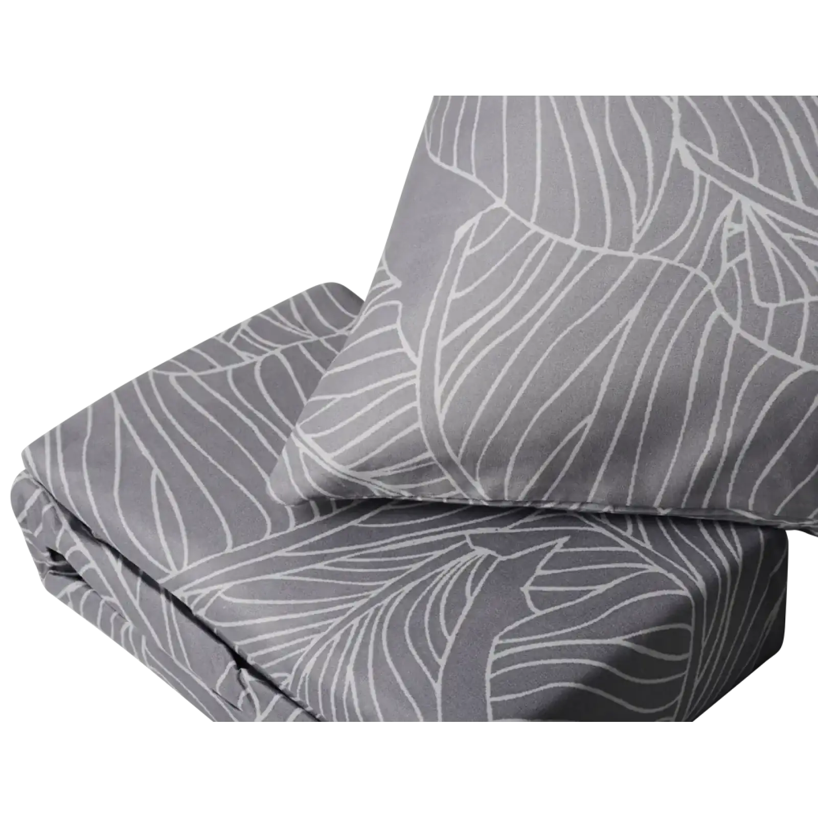 Комплект постільної білизни Soho Євро 200х220 см Leaves Grey UA