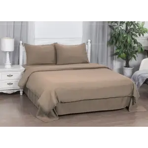 Комплект постільної білизни Soho Полуторний 150х200 см Mocha Mousse UA