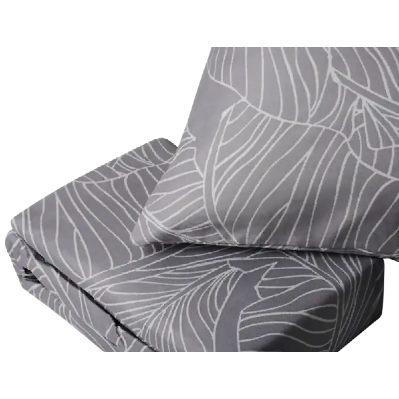 Комплект постельного белья Soho Семейный 150х200 см Leaves Grey UA