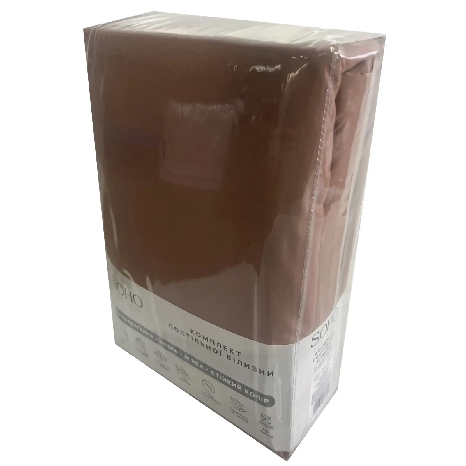 Комплект постельного белья Soho Семейный 150х200 см Mocha Mousse UA