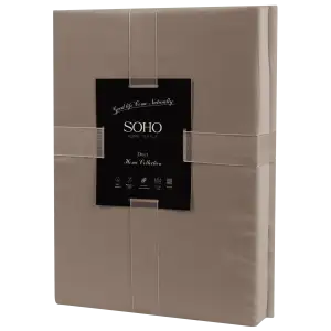 Комплект постільної білизни Soho Євро Duet 200х230 см Beige/Mocha UA
