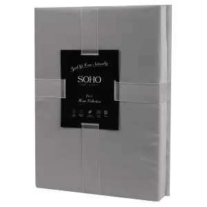 Комплект постільної білизни Soho Євро Duet 200х230 см Grey/Graphite UA