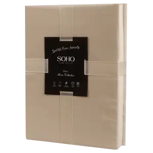 Комплект постільної білизни Soho Євро Duet 200х230 см Mocha/Ivory UA