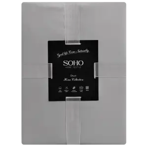 Комплект постельного белья Soho Семейный Duet 150х200 см Ivory/Grey UA