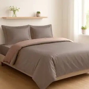 Комплект постельного белья Soho Полуторный Duet 150х200 см Beige/Mocha UA
