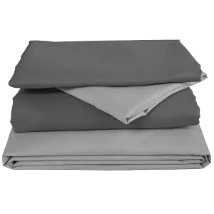 Комплект постільної білизни Soho Євро 200х220 см Light gray/Dark gray UA