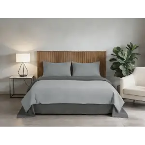 Комплект постільної білизни Soho Полуторний 150х200 см Light gray/Dark gray UA