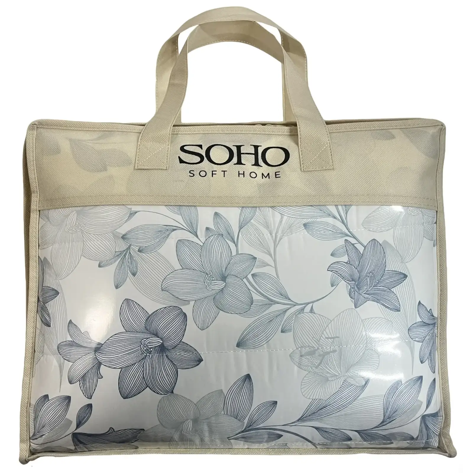 Комплект постельного белья с легким одеялом Soho Евро 200х220 см Light flower UA
