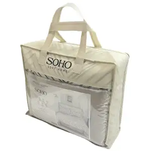 Комплект постельного белья с легким одеялом Soho Евро 200х220 см Zigzag UA