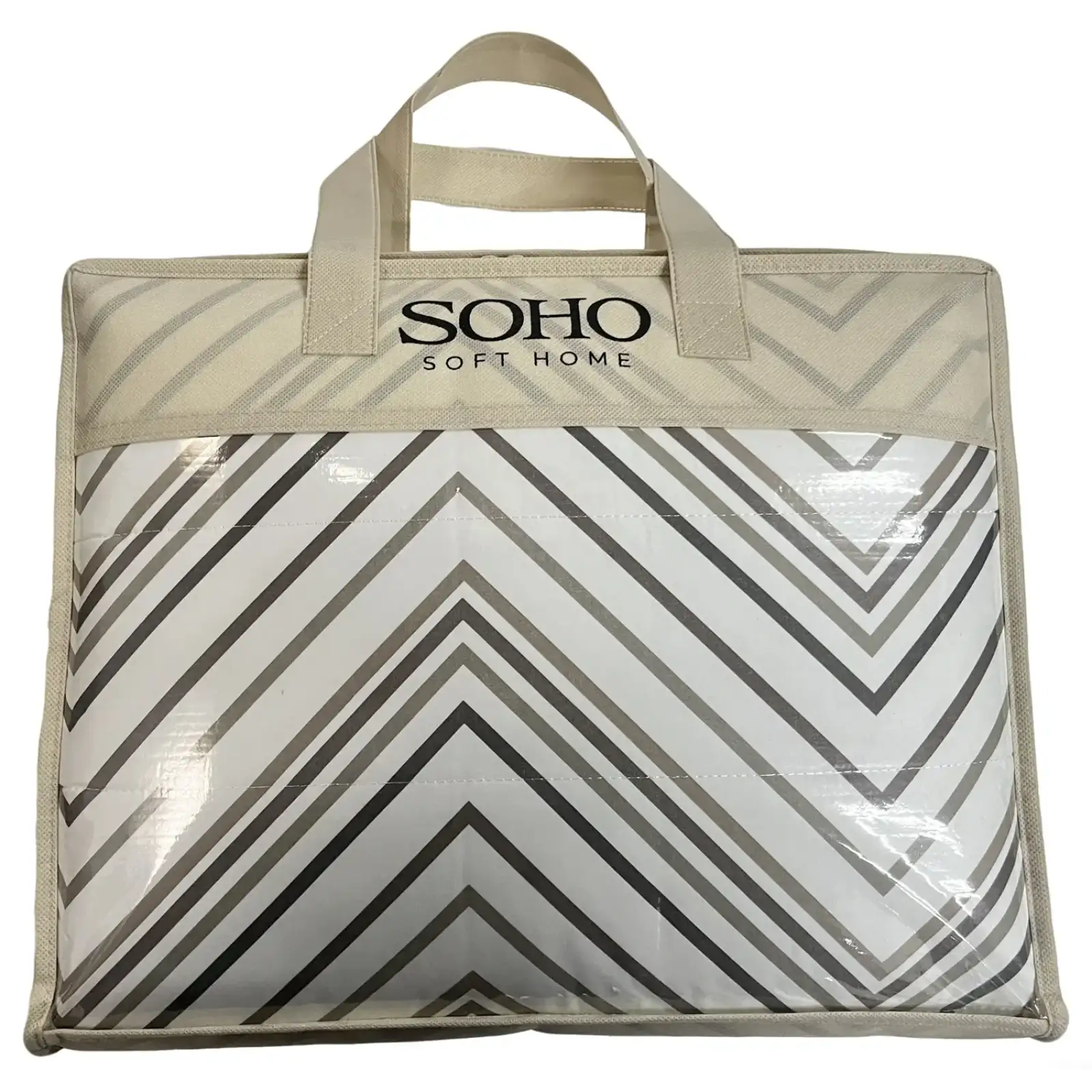 Комплект постельного белья с легким одеялом Soho Евро 200х220 см Zigzag UA