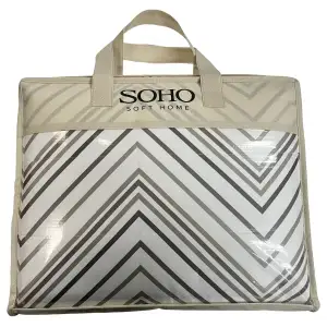 Комплект постельного белья с легким одеялом Soho Евро 200х220 см Zigzag UA