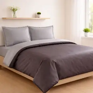 Комплект постельного белья Soho Полуторный Duet 150х200 см Grey/Graphite UA
