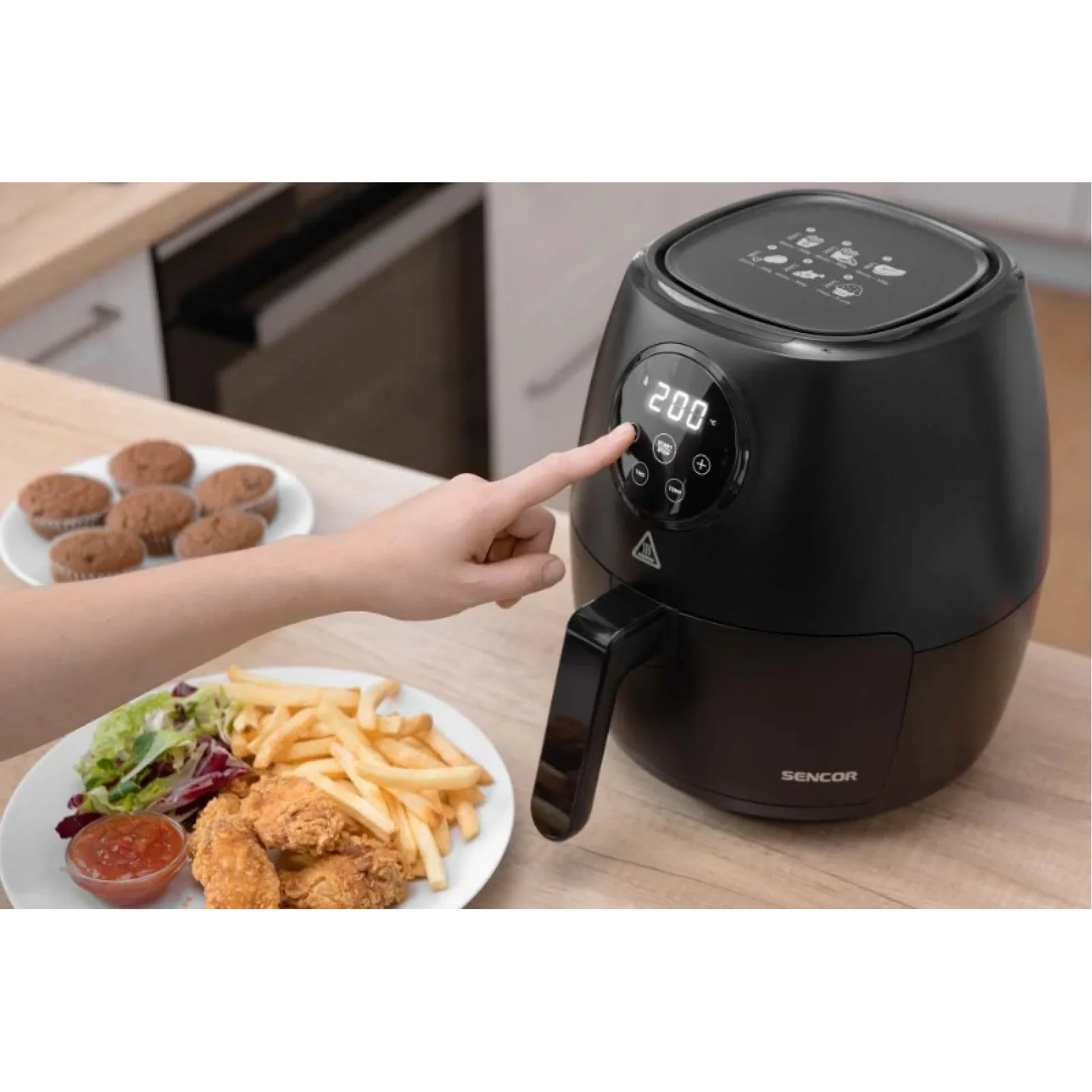 Фритюрница Sencor SFR 5030BK UA