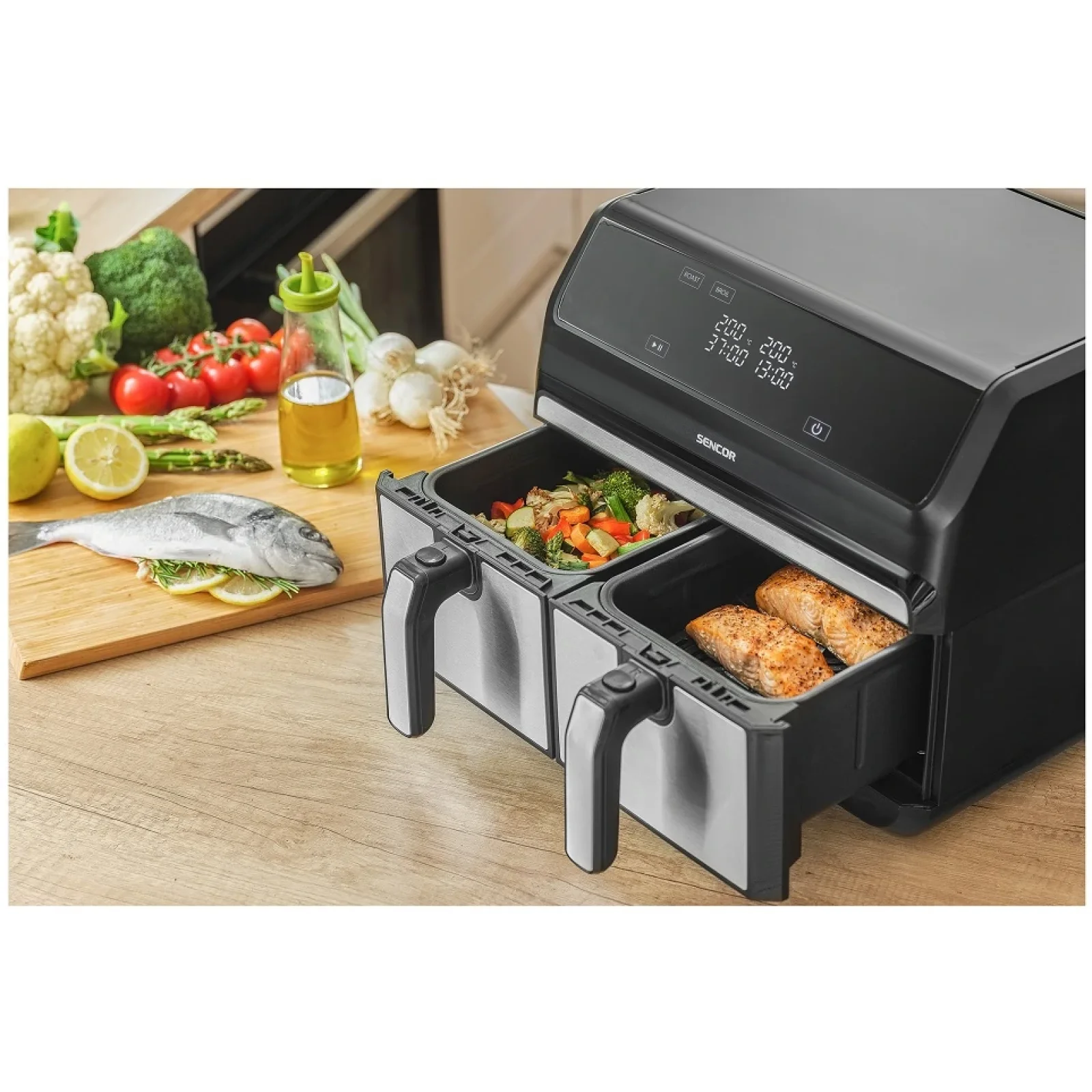 Мультипечь Sencor SFR 9500SS UA