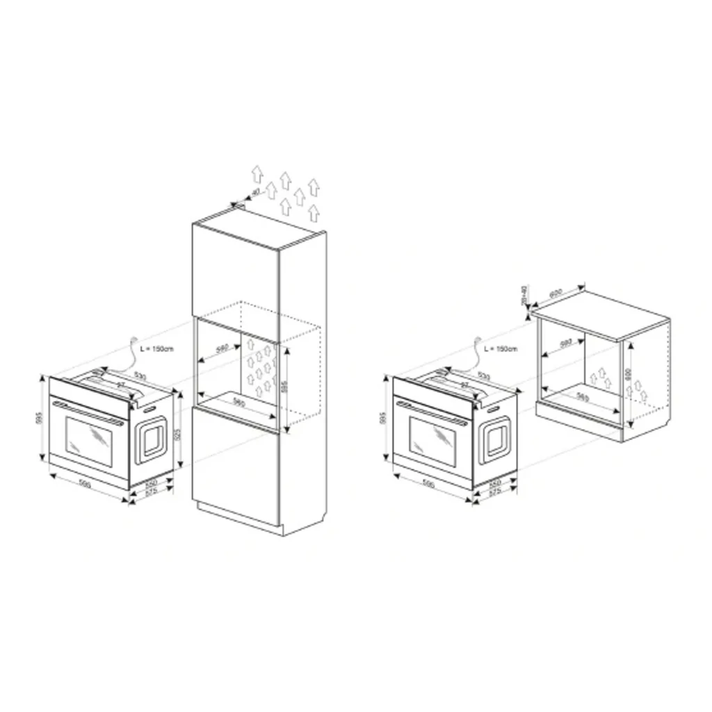 Електрична духова шафа + варильна поверхня Hansa FCGS68326 UA