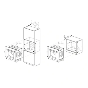 Електрична духова шафа + варильна поверхня Hansa FCGS68326 UA
