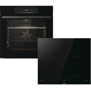 Електрична духова шафа + варильна поверхня Gorenje Black Induction Set 2 BOS6737E06BG + GI6401BSC UA