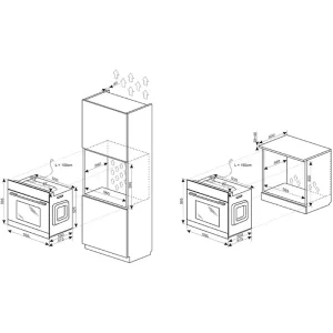 Електрична духова шафа + варильна поверхня Hansa FCGW68329 UA