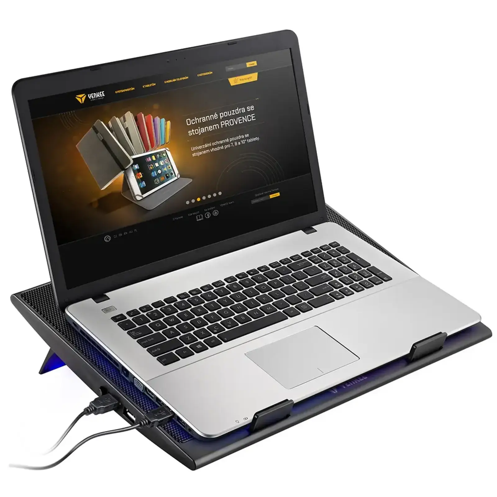 Подставка для ноутбука Yenkee Cooling Notebook Pad YSN 120 UA