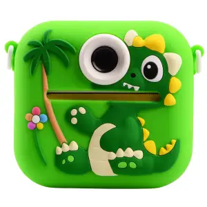 Дитяча камера-принтер DIY TOYS «Динозавр» зелений UA