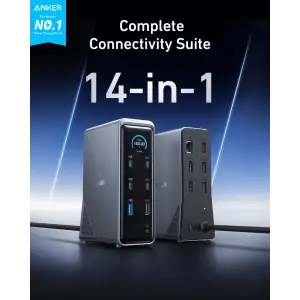 Док-станція Anker Prime Charging Docking Station 14-in-1 Black UA