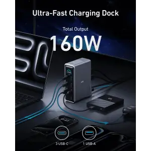 Док-станція Anker Prime Charging Docking Station 14-in-1 Black UA