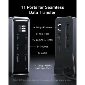 Док-станція Anker Prime Charging Docking Station 14-in-1 Black UA