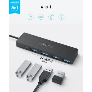 Перехідник Anker PowerExpand Direct 4-in-1 USB-C PD Media Hub UA