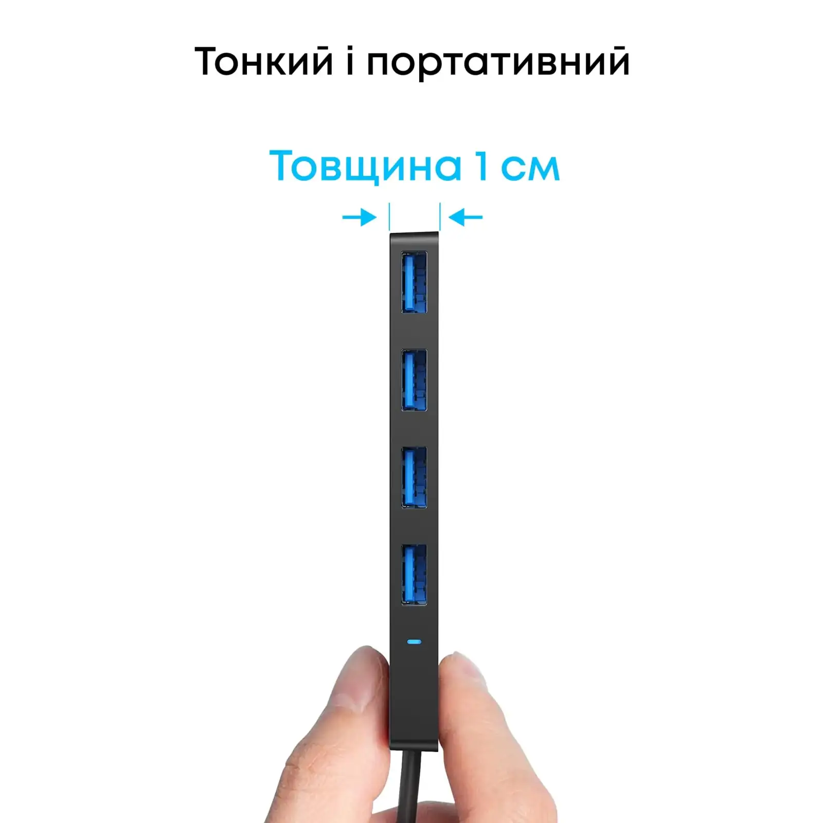 Перехідник Anker PowerExpand Direct 4-in-1 USB-C PD Media Hub UA
