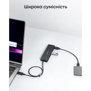 Перехідник Anker PowerExpand Direct 4-in-1 USB-C PD Media Hub UA