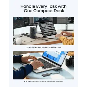 Док-станція Anker Nano Docking Station 13-in-1 Black UA