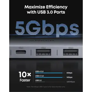 USB-Хаб Anker Nano USB-C Hub 7-in-1 Black UA