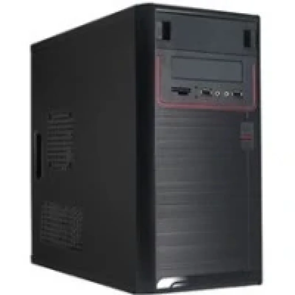 Комп'ютерний корпус DELUX MK270 400W 80mm MATX Чорний UA