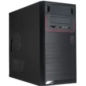 Комп'ютерний корпус DELUX MK270 400W 80mm MATX Чорний UA