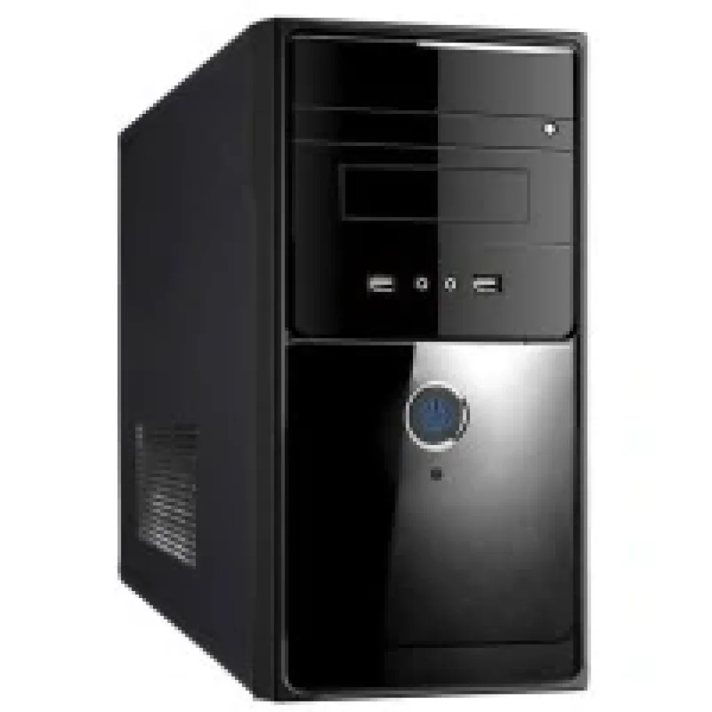 Комп'ютерний корпус DELUX MK260 450W 120mm MATX Чорний UA